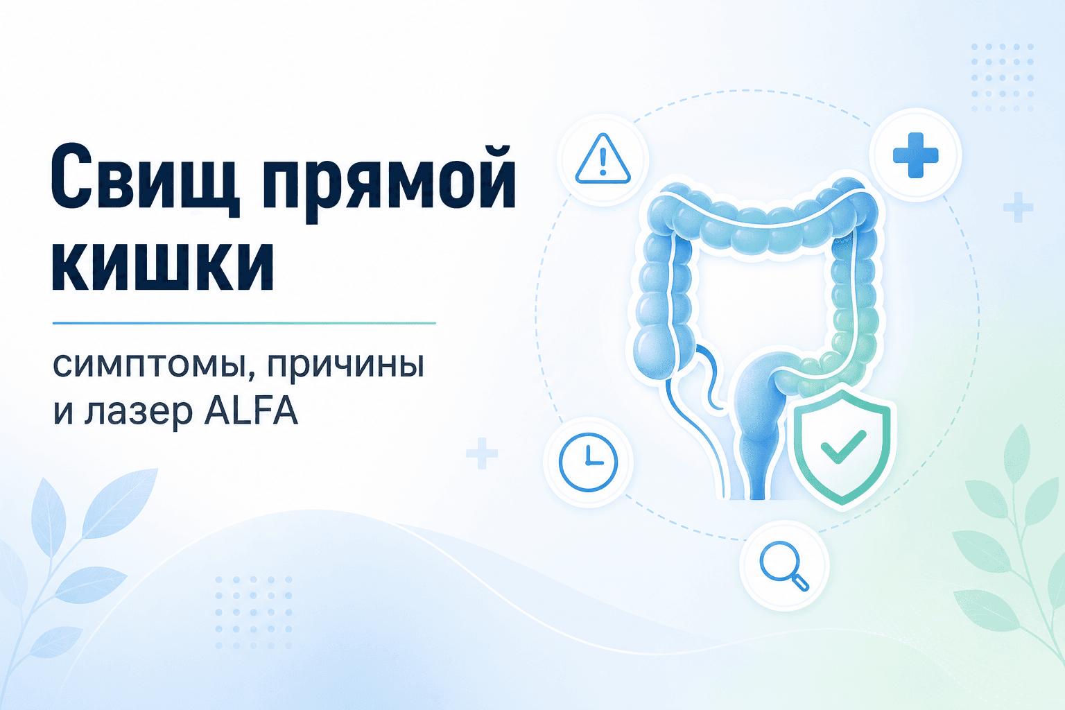 Диагностика и лечение свища прямой кишки